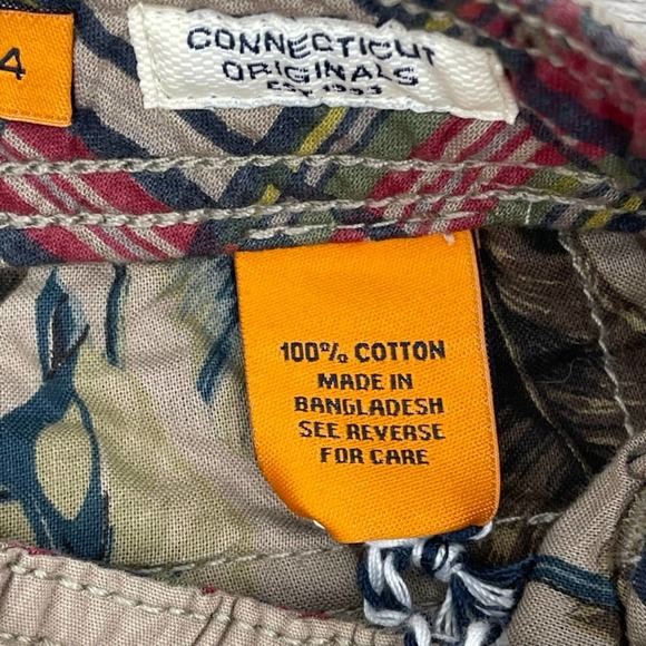 NWT - Tailor Vintage -Stretch Poplin Pull-on Cargo Khaki Shorts - Boys Size 4 - Picture 7 of 11